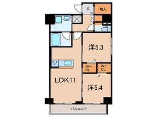 グランカーサ板橋ＥＡＳＴの物件間取画像